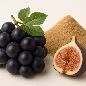 Black Grapes, Organic Figs
